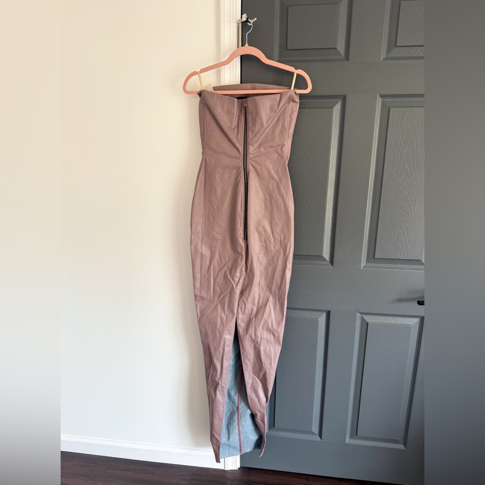 Rick Owens Coated Strapless Bustier Gown - Picture 5 of 9